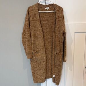 Umgee orange Open-Front Cardigan